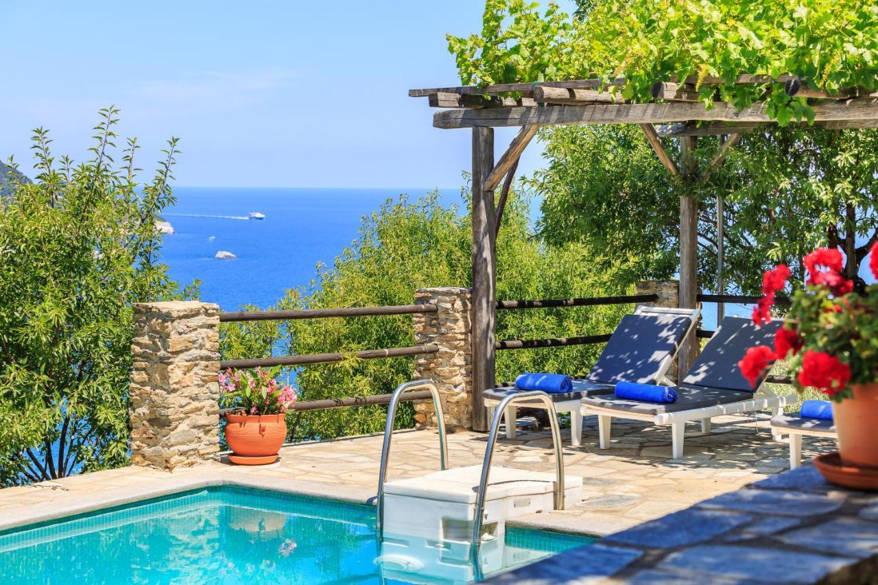 Villa Nina Skopelos- Private Pool - Magnificent Views Екстериор снимка