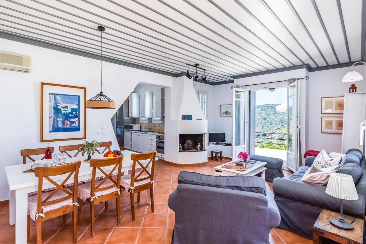 Villa Nina Skopelos- Private Pool - Magnificent Views Екстериор снимка