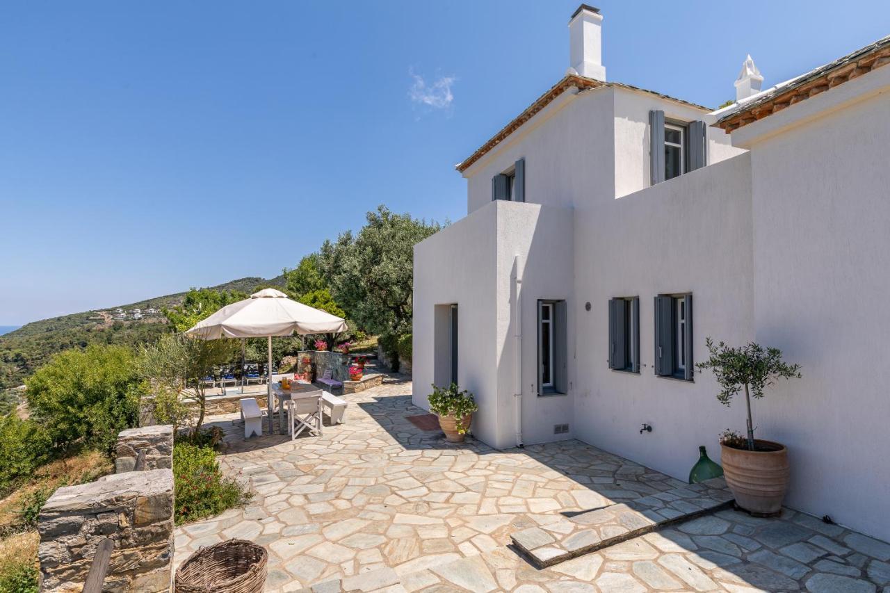 Villa Nina Skopelos- Private Pool - Magnificent Views Екстериор снимка