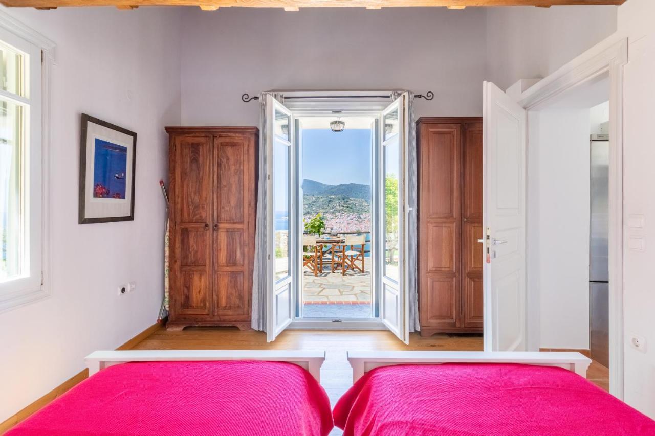 Villa Nina Skopelos- Private Pool - Magnificent Views Екстериор снимка