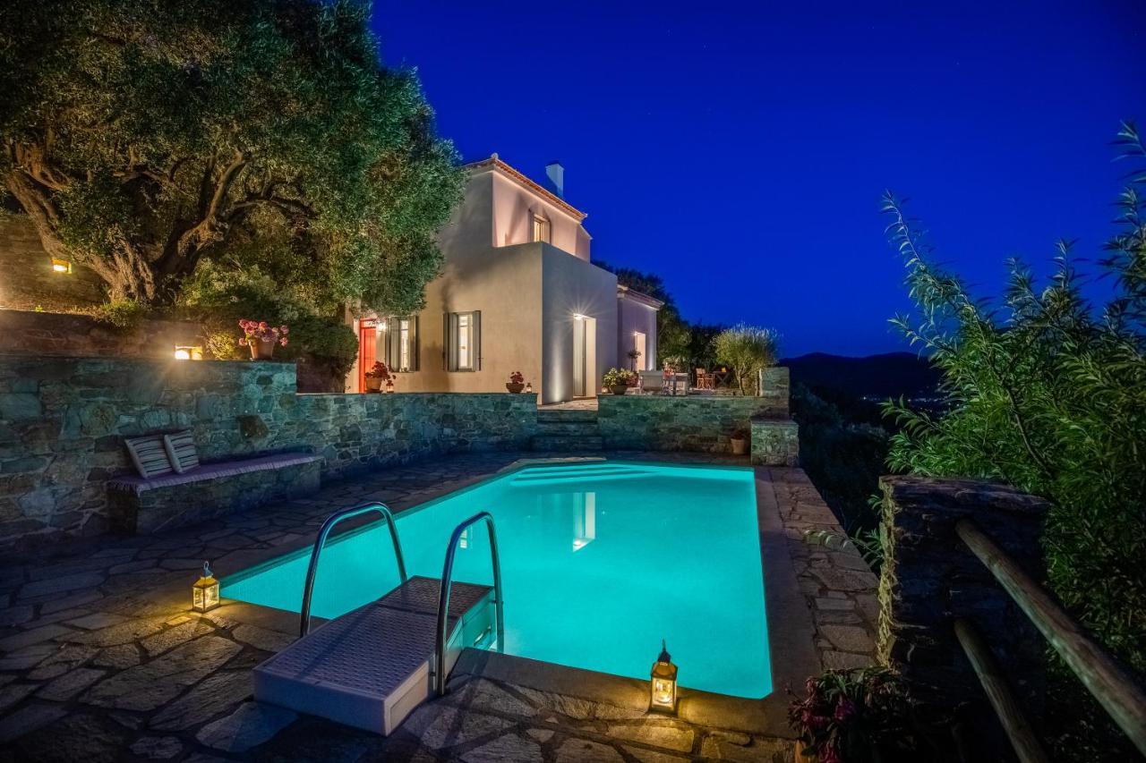 Villa Nina Skopelos- Private Pool - Magnificent Views Екстериор снимка